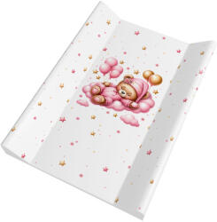  Color pelenkázó lap merev 2 oldalú 70x50cm Maci lány rózsaszín - babycenter-online