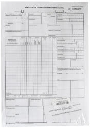  Nemzetközi tehergépjármű menetlevél szabadlap A4, méret B. 7300-237 200 garnitúra/csomag - tobuy