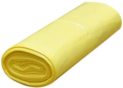 Szemeteszsák 110 liter 60 x 100 cm 10 db/tekercs sárga - tobuy