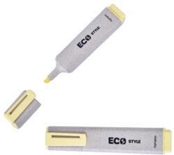 FlexOffice Szövegkiemelő, 1-4 mm, FLEXOFFICE HL05 Eco Style, sárga (FOHL05ES) - officemarket