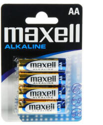 Elem AA ceruza LR6 alkaline 4 db/csomag, Maxell
