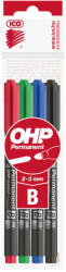  Alkoholos marker készlet, B OHP Ico 10 db/doboz, 4 klf. szín