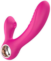 Paloqueth Pedro Softer Tip Sucking & Heating Dual Vibrator Pink