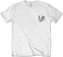 Korn Ing Scratched Type Unisex White L (KORNTS08MW03)