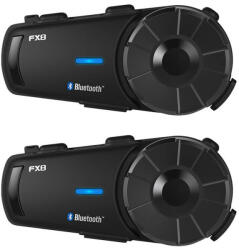 Headset intercom Fodsports FX8 2 darab (fekete)