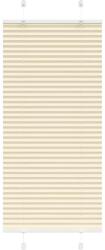vidaXL pliszírozott redőny krém 65x100 cm szövetszélesség 64, 4 cm (4015272)
