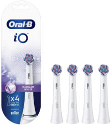 Oral-B iO Radiant White pótfej fekete 4db - polírozó