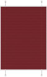 vidaXL pliszírozott redőny Bordeaux piros 90x150 cm szövetszélesség (4015243) - vidaxl