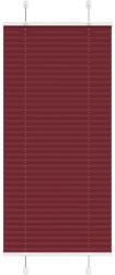 vidaXL pliszírozott redőny Bordeaux piros 55x100 cm Szövetszélesség (4015219)
