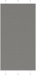 vidaXL pliszírozott redőny antracit 110x200 cm szövetszélesség 109, 4cm (4015111)