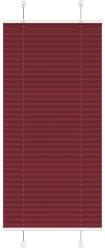 vidaXL pliszírozott redőny Bordeaux piros 65x100 cm szövetszélesség (4015221)