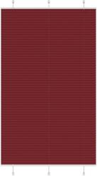 vidaXL pliszírozott redőny Bordeaux piros 115x200 cm Szövetszélesség (4015265)