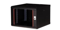 Equip Fali Rackszekrény - EPM-07-6060-B-CBAA (19", 7U, 600x600mm, előre szerelt, fekete) (EPM-07-6060-B-CBAA) - mentornet