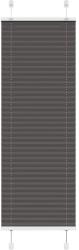 vidaXL pliszírozott redőny fekete 45x100 cm szövetszélesség 44, 4 cm (4015115)