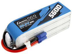 Gens Ace 5600mAh 80C 22, 2V 6S1P Lipo akkumulátor EC5 csatlakozóval (GEA6S560080E5)