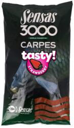 SENSAS Etetõanyag 3000 Carp Tasty Strawberry (ponty eper) 1kg (40692)