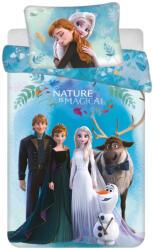 Jerry Fabrics Disney Jégvarázs Nature is Magical gyerek ágyneműhuzat 100×135 cm, 40×60 cm (JFK038680)