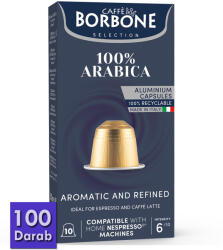 Caffè Borbone Caffé Borbone 100% Arabica alumínium Nespresso kapszula 100 db