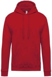 Kariban Férfi kapucnis pulóver, Kariban KA476, Cherry Red-L (ka476cy-l)