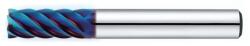 Bartools d8, 0mm l20 L55 6 élű sarkos keményfém maró 59HRC-ig - Bartools - BR65-6E-080