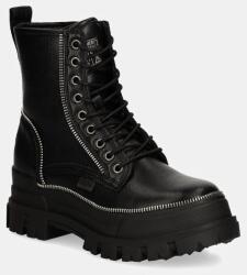 Buffalo bakancs Aspha Rld Zip fekete, női, lapos talpú, 1622480-BLK - fekete Női 38