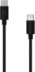 SBOX , USB-TYPEC-TYPEC-3 kábel, M/M, 3m, fekete -60W