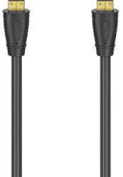 Hama Cablu video Hama HDMI Male - HDMI Male, v1.4, 5 m, Negru (HAMA-205344)