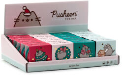 PUSHEEN Cicás ajakbalzsam tégelyben karácsonyi 4 féle (CT-XLIP150)