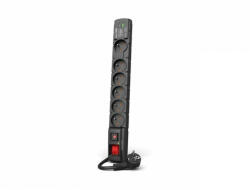 HSK Data Acar S6 6 Plug + 2 USB 5 m Switch (W2438)