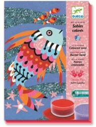 DJECO Atelier creativ cu nisip colorat - Pesti stralucitori (3070900086616)