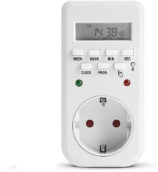 Kleiber Digitális kapcsolóóra - visszajelző LED-del - 250V - 16A