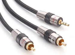 Eagle Cable DELUXE II Mini 3, 5 mm jack - 2xRCA kábel, 1, 6 m (100871116)
