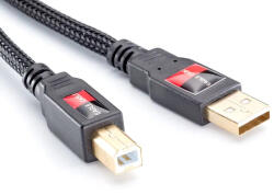 Eagle Cable DELUXE USB 2.0 A - B kábel, 0, 8 m, 0, 8 m (10060008)