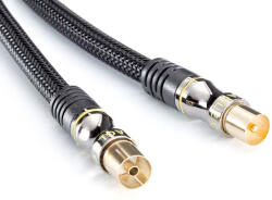 Eagle Cable DELUXE Antenna kábel, 100 dB Koax m/f, 1, 6 m (10038016)