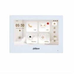 Dahua VTH2621GW-P IP video kaputelefon (beltéri egység, 7" touch screen, 1024x600, PoE, SD, I/O, H. 265, fehér) (VTH2621GW-P) (VTH2621GW-P)