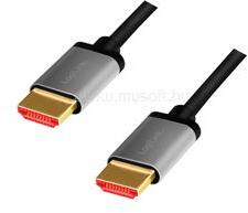 LogiLink HDMI kábel, A/M - A/M, 8K/60 Hz, alu, 1 m (LOGILINK_CHA0104) (LOGILINK_CHA0104)