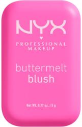 NYX Professional Makeup Buttermelt Blush púderes arcpír árnyalat 01 My Butta Half 5 g