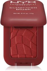 NYX Professional Makeup Buttermelt Blush púderes arcpír árnyalat 10 Back and Butta 5 g