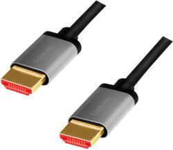 LogiLink CHA0104 HDMI kábel, A/M - A/M, 8K/60 Hz, alu, 1 m (CHA0104)