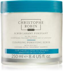 Christophe Robin Cleansing Purifying Scrub with Sea Salt sampon pentru curatare cu efect exfoliant 250 ml