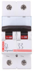 Legrand kismegszakító 2P C 25A 6kA TX3 (403530) (403530)