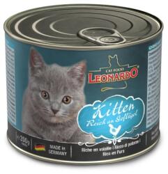 Leonardo Kitten konzerv baromfiban gazdag 24 x 800 g