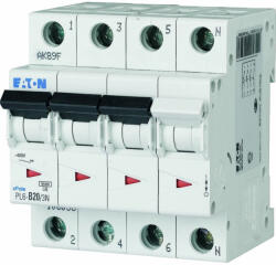 Eaton Kismegszakító 3P+N B 20A 6kA PL6-C20/3N (106911)