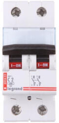 Legrand kismegszakító 2P C 16A 6kA TX3 (403528) (403528)