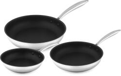 Siguro Sada Pure Delight, 20 + 24 + 28 cm, acél, ILAG® Professional S tapadásmentes felület (SGR-CS-S872SU)