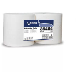 Ipari törlő 2 rétegű fehér átmérő: 25 cm 800 lap/tekercs 240 méter/tek 2 tekercs/csom Celtex_36464