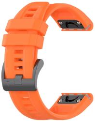  Szilikon szíj GARMIN FENIX 3 / 3HR / 5X / 6X / 6X Pro / 7X / 7X Pro narancs (8)