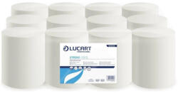 Kéztörlő 1 rétegű tekercses átmérő: 13 cm duda nélküli 12 tekercs/karton Strong Lucart 1.13 CL_861098 hófehér