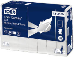 Kéztörlő 2 rétegű Z hajtogatású 180 lap/csomag 21 cs/karton Advanced Xpress® Soft Multifold H2 TORK_130289 fehér
