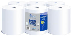 Kéztörlő 2 rétegű tekercses átmérő: 18 cm 100% cellulóz 6 tekercs/csomag Paperdi_RI8M095/F fehér
